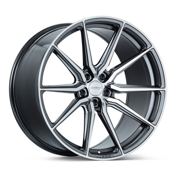 Vossen HF3 Flat Face Glanz Graphit Poliert