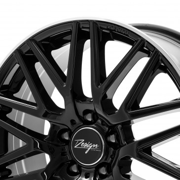 Z Design Z001 black lip polished