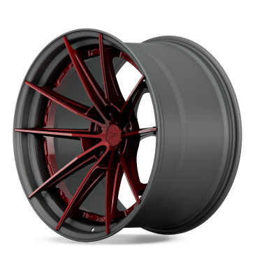 Z-Performance ZP.MODULAR 1 Blood Red Center, Matte Gunmetal Lip
