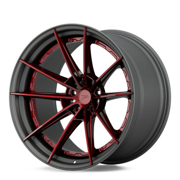 Z-Performance ZP.MODULAR 1 Blood Red Center, Matte Gunmetal Lip