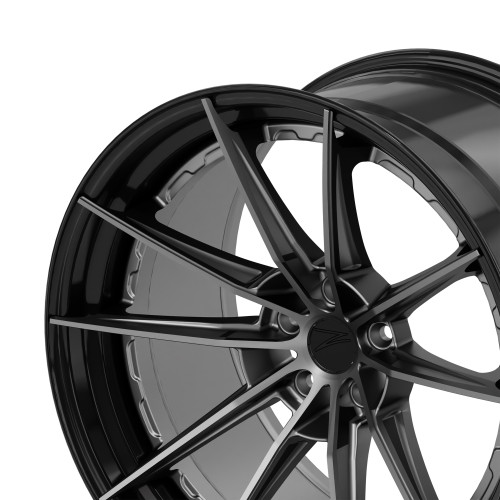 Z-Performance ZP.MODULAR 1 matte gunmetal center, gloss black lip