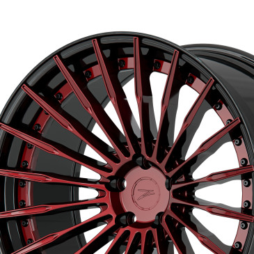 Z-Performance ZP.MODULAR 2 Blood Red Centers, Gloss Black Lip
