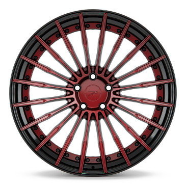Z-Performance ZP.MODULAR 2 Blood Red Centers, Gloss Black Lip